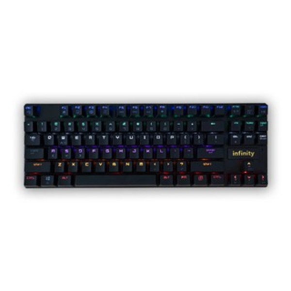 Bàn phím cơ Gaming Infinity Troy TKL – Rainbow Led Mechanical Gaming Keyboard